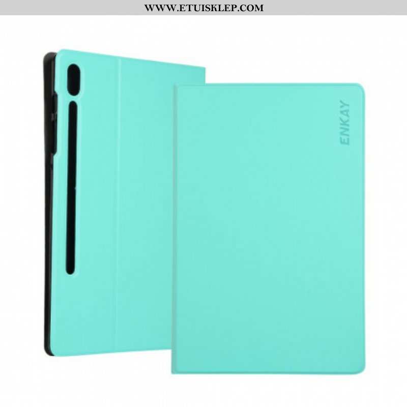 Etui do Samsung Galaxy Tab S8 / Tab S7 Sztuczna Skóra Enkay